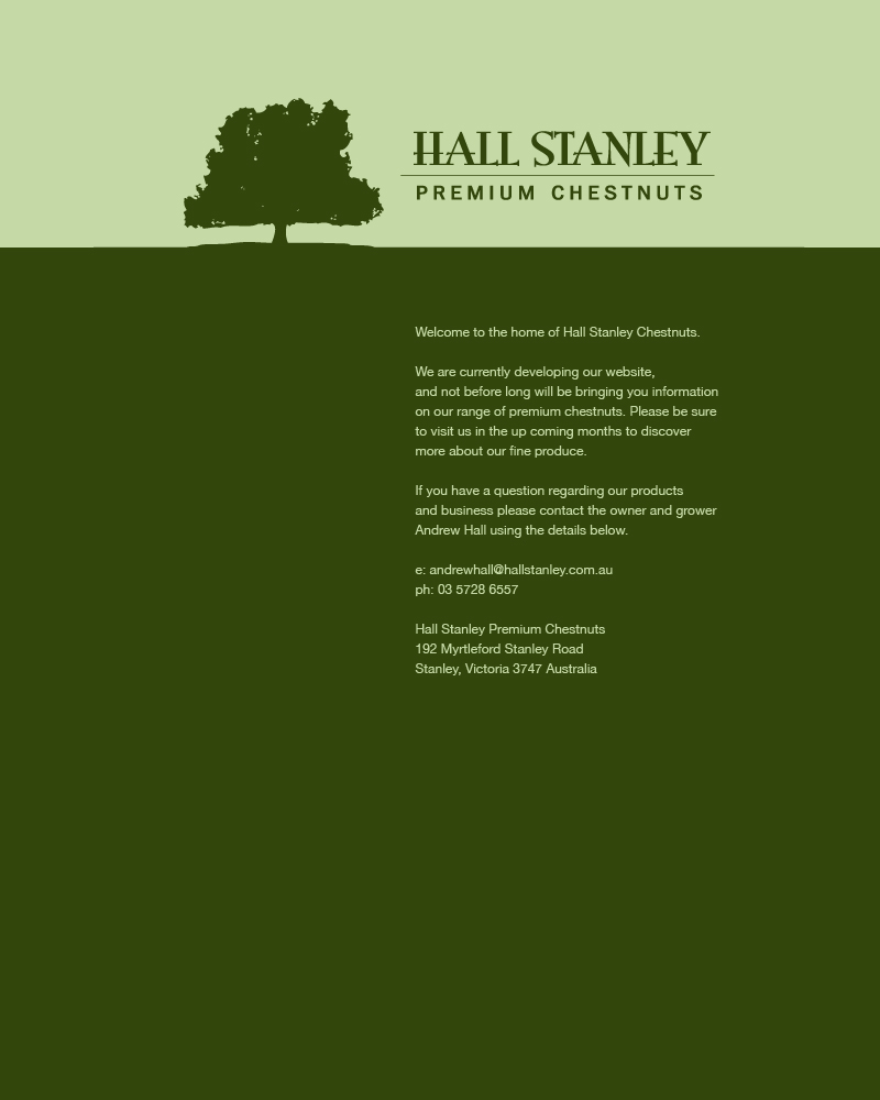 Hall Stanley Premium Chestnuts